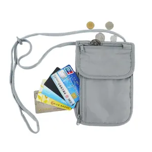 Vancham Rechthoek Schouder Hals Paspoort Organizer Bag Voor Reizen