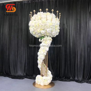 SMOOTH Event Party Decorations <b>Artificial</b> <b>Flower</b> Tree Centerpieces Metal Frame Arch Stand Wedding Props - Product Image 1