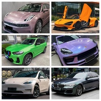 Autocollants électriques en vinyle de couleur bleu ciel sans bulles d'air pour voiture Autocollants en PVC de qualité supérieure pour voiture