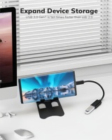 2-Pack USB C USB 2.0/3.0 Adaptateur Compatible avec MacBook 2022 2021 2020 pour Samsung pour Galaxy Note 20 Google Pixel Nexus Plus