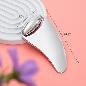 Masajeador facial transfronterizo de Venta caliente con rodillo de Jade y tabla de raspado de Metal herramienta de belleza de relajación muscular de elevación - Product Image 3