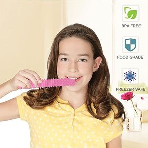 Tự kỷ đặc biệt nhu cầu bằng miệng động cơ nhai công cụ 4 gói Silicone <span class=keywords><strong>Chew</strong></span> Ống mọc răng gậy cảm giác nhai đồ chơi cho trẻ em tự kỷ - Product Image 3