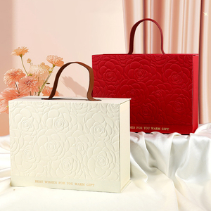 Boîte cadeau magnétique rigide de luxe personnalisée pour coffret cadeau, bijoux, Noël, demoiselles d'honneur, mariage, boîte pliante en papier - Product Image 1