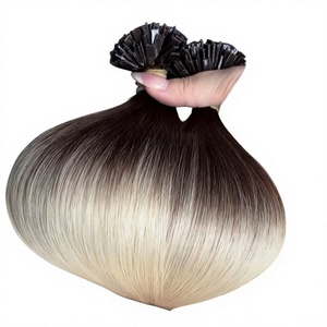 Extensions de cheveux vierges vietnamiens Rusa Hair à pointe plate, double trame, couleurs personnalisables, non traités, logo personnalisé, lot de 100g - Product Image 2