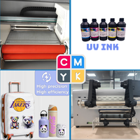 Imprimante DTF UV A3 Double XP600 pour laminage à froid de rouleaux, bouteilles, canettes, clés USB, cartes PVC, panneaux KT, métal