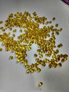 Nouveauté : Saphir <span class=keywords><strong>Jaune</strong></span> Naturel Brillant Taillé en <span class=keywords><strong>Poire</strong></span> pour Bijoux Haut de Gamme 0,9-5 mm - Product Image 5
