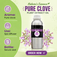 Huile essentielle de clou de girofle 100% naturelle 1 kg et 20 ml pour produits de santé