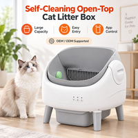 CE FCC RoHS OEM ODM pour chats, bac à litière intelligent autonettoyant de 76L avec commande par application et protection de sécurité du moteur contre les surintensités