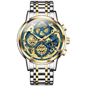 Nieuwe Olevs 9947 Heren Analoge Quartz Horloges Blauwe Wachters Topmerk Luxe Casual Polshorloges Relogio - Product Image 1