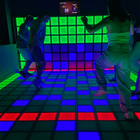 Projecteur activé capteur machine plancher mobile saut rythme mouvement projet interactif mur LED jeu de sol
