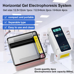 Fábrica Atacado Mini Portátil Horizontal Gel Eletroforese Kit Sistema Nucleic Acid Gel Eletroforese - Product Image 3