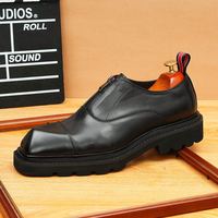 Chaussures mocassins à pampilles en cuir véritable pour hommes, authentiques, faites à la main, à bout carré, décontractées, pour tous les jours, adaptées aux mariages, populaires