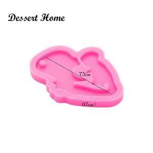 DY0704 lucido incinta signora stampo portachiavi epossidica mestiere allattamento al seno madri con bambino fai da te Charms stampo, <span class=keywords><strong>torta</strong></span> fondente al cioccolato - Product Image 5