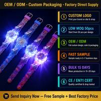 Meilleure Vente 2026 : Montre Enfant à Quartz 3D Lumineuse LED, 32 Motifs Colorés, Logo Personnalisé OEM, Vente en Gros, Cadeau