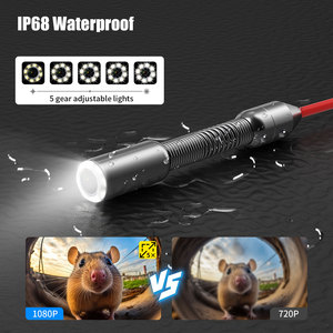 Caméra d'inspection des égouts 30M, moniteur DVR 7 pouces, localisateur 512Hz, compteur de mètres (pieds/m), étanche 1080P, batterie 4500mAh - Product Image 1