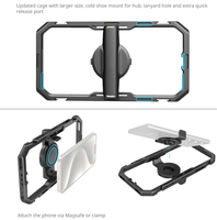 Kit Video DODOUP All-in-One per creatori di Smartphone con sistema Audio e illuminazione Full Quick Pro Edition