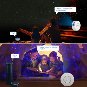 โปรเจคเตอร์แสงดาวเลเซอร์ Tuya Smart Starry Sky LED สำหรับห้องนอน บาร์ ปาร์ตี้ พร้อม WiFi ควบคุมผ่านแอพมือถือ ควบคุมด้วยเสียงอัจฉริยะ - Product Image 2