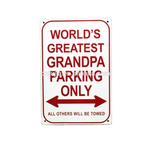 Custom Design Funny Parking Sign <strong>Garden</strong> <strong>Metal</strong> <strong>Signs</strong> - Product Image 2