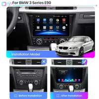 CarPlay sans fil pour BMW Série 3 E90 E91 E92 E93 2006-2012 Lecteur vidéo multimédia WIFI Navi GPS Android Auto Stereo Autoradio