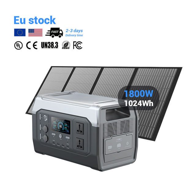Inverter Power Bank Station Portable Power Station Portable Solar Generator Portable Power Station 1800w