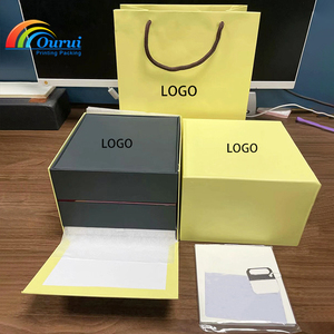 Cajas y estuches de madera de lujo al por mayor para relojes de hombre y mujer, con logotipo personalizado, estuche de regalo para reloj de marca, disponibles en stock. - Product Image 2