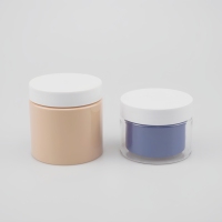 Pot vide à double paroi pour crème cosmétique visage, 30 ml et 50 ml
