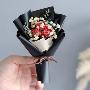 Décoration pour sortie d'air <span class=keywords><strong>de</strong></span> voiture, bouquet <span class=keywords><strong>de</strong></span> fleurs séchées miniatures pour la fête des mères - Product Image 4