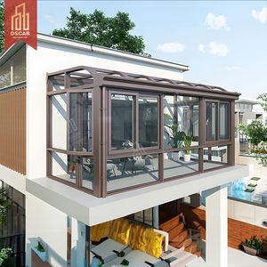 Serres préfabriquées Pologne Serre en verre verte Jardin Cour Patio Dernier design moderne Idéal pour la croissance des plantes Serre en verre Véranda - Product Image 3