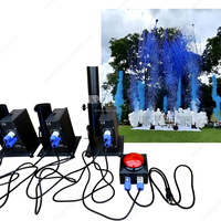 Lanceur de Poudre Fumé Dévoilement de Genre Extérieur Douche Nuage de Couleur Explosif Machine Magique Tempête de Poudre Électrique Rose ou Bleu Canon