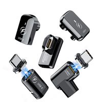 Adaptateur magnétique USB-C DC 140W 40 Gbps avec prise en charge de l'affichage vidéo 8K60Hz à 180 degrés pour ordinateur portable et Thunderbolt