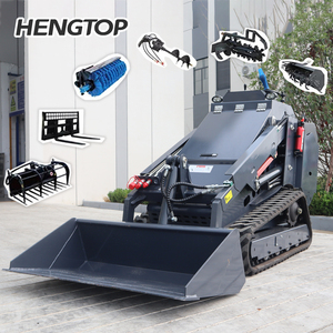Diesel Small Skid Steer <strong>Loader</strong> Agriculture CE EPA Mini Skid Steer <strong>Loader</strong> Snow Cleaning Euro 5 Mini Skid Steer <strong>Loader</strong> With <strong>Bucket</strong> - Product Image 1