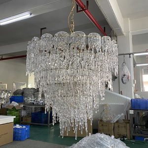 Lampadario di cristallo a LED di dimensioni su misura illuminazione lampadario di cristallo fatto a <span class=keywords><strong>mano</strong></span> contemporaneo illuminazione - Product Image 5