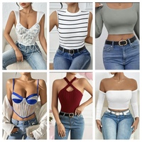 Soldes Exceptionnelles : Lot de Vêtements d'Occasion Décontractés pour Femmes – Balles Mixtes de Vêtements Pas Chers en Gros pour Femmes – Crop Tops Sexy pour Femmes