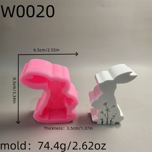 Handmade Resin Casting <b>Molds</b> DIY Ins Style for Rabbit <b>Silicone</b> <b>Molds</b> W0020 Decorative Ornaments and <b>Cake</b> Tools - Product Image 2