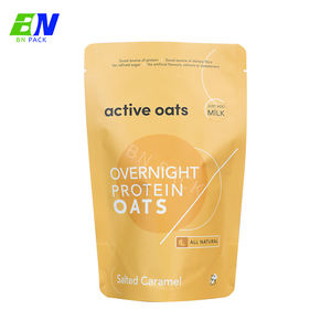 MOQ 500 pièces, sacs en plastique de qualité alimentaire CPP, noir mat, sacs en mylar, feuille d'aluminium, pochette debout avec fermeture éclair, fenêtre transparente, salade, collation, nourriture - Product Image 6