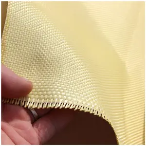 Supply 60/100/160/240/400 Gsm Aramid Woven Fabric Protective Reinforced Para Aramid Fabric