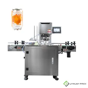 PET Cans Beverage Canning Machine / Juice Seaming Machine 202 Lid