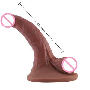 <span class=keywords><strong>Hismith</strong></span> Dildo Ultra Realista de Doble Densidad de 8.86 Pulgadas con Venas, Juguete Curvo con Longitud Insertable de 7.1 Pulgadas - Product Image 6