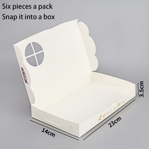 Tùy Chỉnh Dùng Một Lần Món Tráng Miệng Bao Bì Hộp Với 4-Mảnh Trứng Bánh Và 6-Mảnh Bồ Đào Nha Trứng Bánh Và Phương Tây Pastry Hộp - Product Image 5