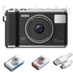 กล้องดิจิตอล Sourcingark 4K Ultra Clear ความละเอียด 50MP 4K ซูม 16 เท่า โฟกัสอัตโนมัติ พร้อมสาย USB X8 - Product Image 1