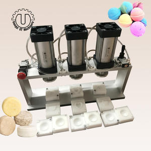 Máquina de prensado neumática de alta eficiencia para bombas de baño y fabricación de jabón en barra, con molde personalizado. - Product Image 1