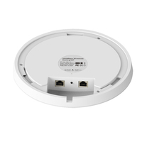 300Mbps inalámbrico de techo ap forma de círculo pared inalámbrico ceiling-Mount Poe punto de acceso con el servicio ODM OEM 2,4 GHz techo wifi