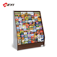 Support de présentation rotatif pour marque-pages, personnalisé, moderne, écologique, promotionnel, avec structure métallique