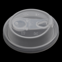 Venta al por mayor desechable PP a prueba de fugas tapa antiderrame 90mm de diámetro estilo moderno para bebidas calientes té café tazas vasos de papel