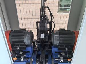 เครื่องลบคมปลายท่อเหล็กแบบซีเอ็นซีเซอร์โวสองหัว พร้อมระบบเกียร์อัตโนมัติ สำหรับงานลบคมปลายท่อและเหล็กเส้น ประหยัดพลังงาน 120V-480V - Product Image 4