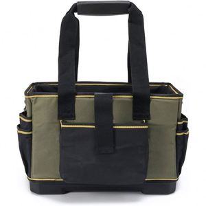 Échantillon gratuit : Organisateur d'outils en acier inoxydable avec manche en bois, sac à outils de jardin, kit d'outils de jardinage durables pour le désherbage - Product Image 4