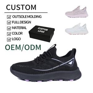 Chaussures de marche légères et amortissantes <span class=keywords><strong>pour</strong></span> femmes, personnalisables avec votre marque privée, fabrication rapide OEM/ODM, baskets de course ergonomiques <span class=keywords><strong>pour</strong></span> femmes - Product Image 1