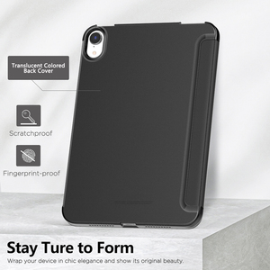 Funda Protectora MoKo Resistente a Golpes, <span class=keywords><strong>de</strong></span> Cuero PU Premium, Delgada, Ligera, con Parte Trasera Transparente y Tapa Triple para iPad Mini 7 8.3 2024 - Product Image 4