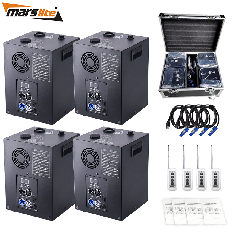 4 шт., 600 Вт, холодный аппарат с чехлом, холодный фейерверк, аппарат для свадьбы, дня рождения, холодный аппарат