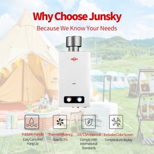 JunSky Hệ Thống Nước Nóng Gas Tức Thì Ngoài Trời Dòng BD Máy Nước Nóng Gas Cầm Tay Không Bình Chứa 6L/10L - Product Image 4